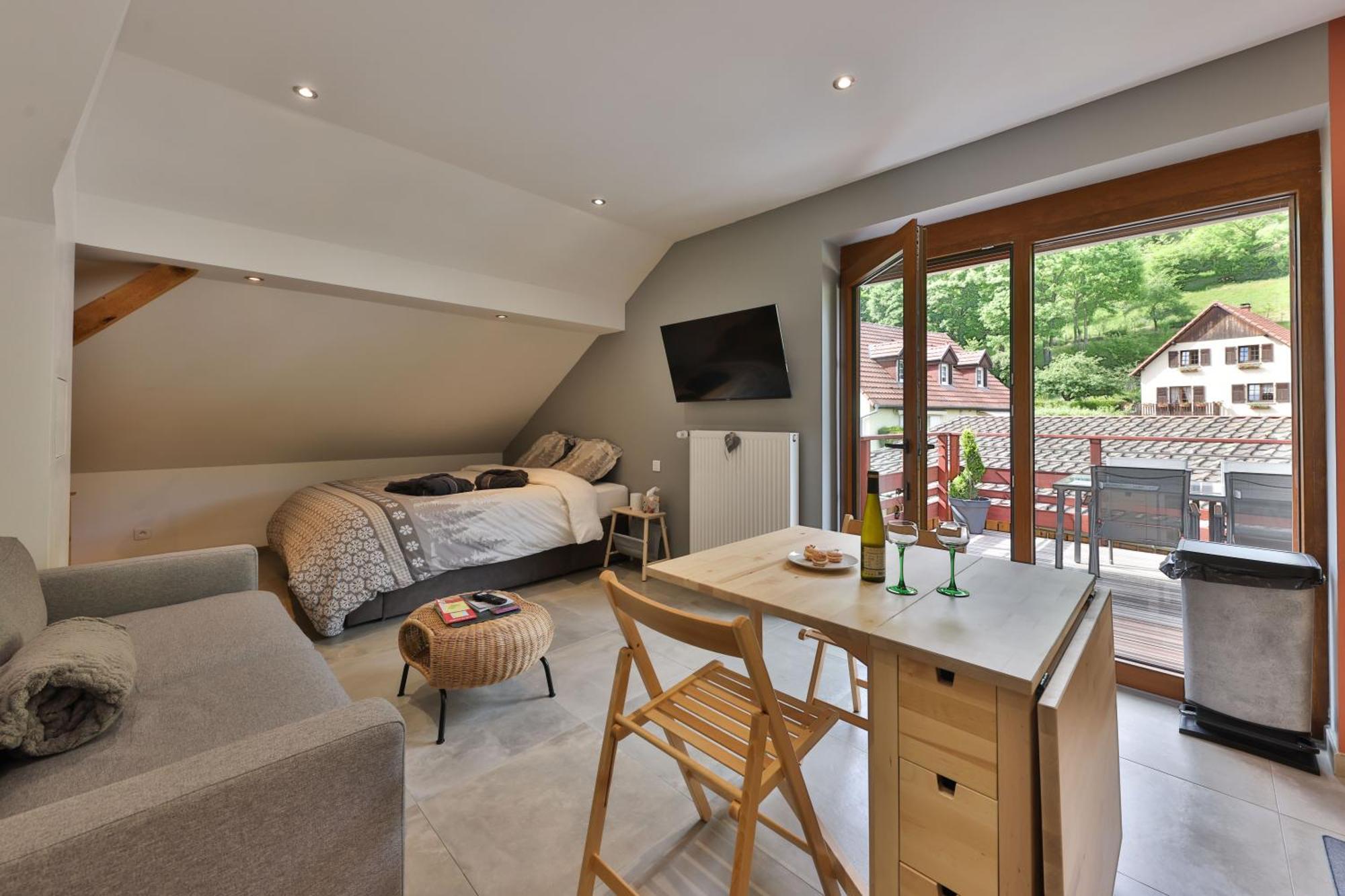 Gite Du Silberwald Charmant Gite Avec Spa - Jacuzzi , Acces Privatif Stosswihr Zimmer foto